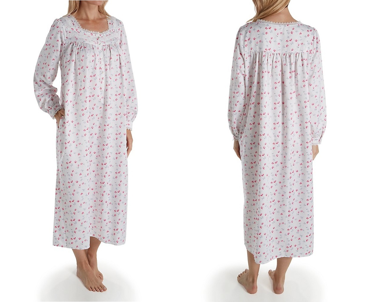 long cotton night gowns