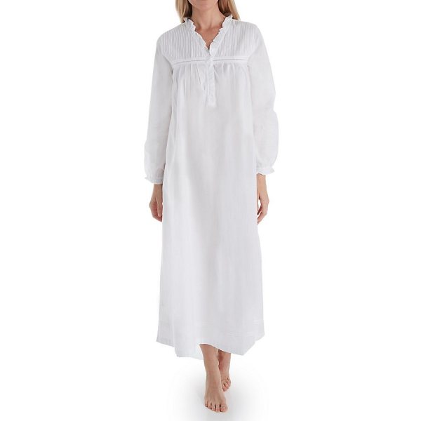 Cotton Nightgown Victorian Cotton Sleepwear Jane Austen Sleepwear